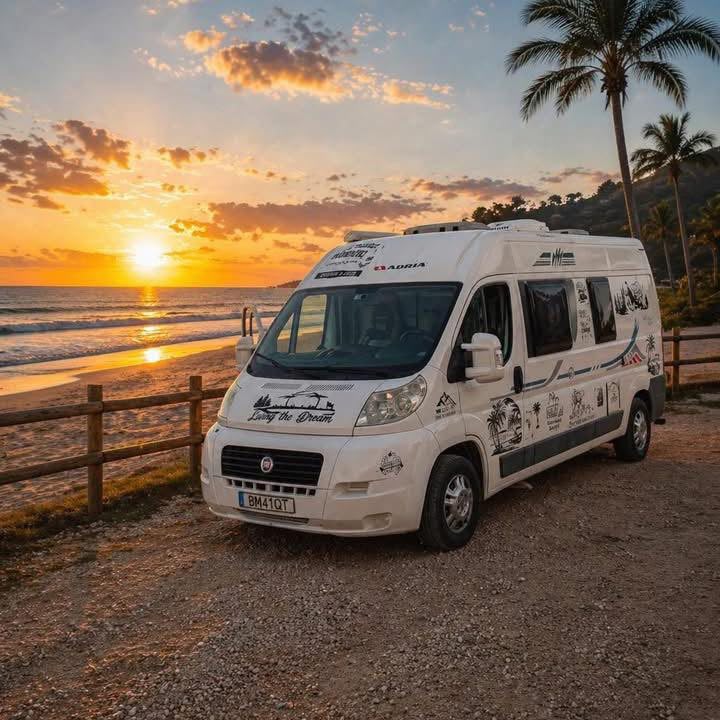 Adria Coral — Exterior ao pôr do sol